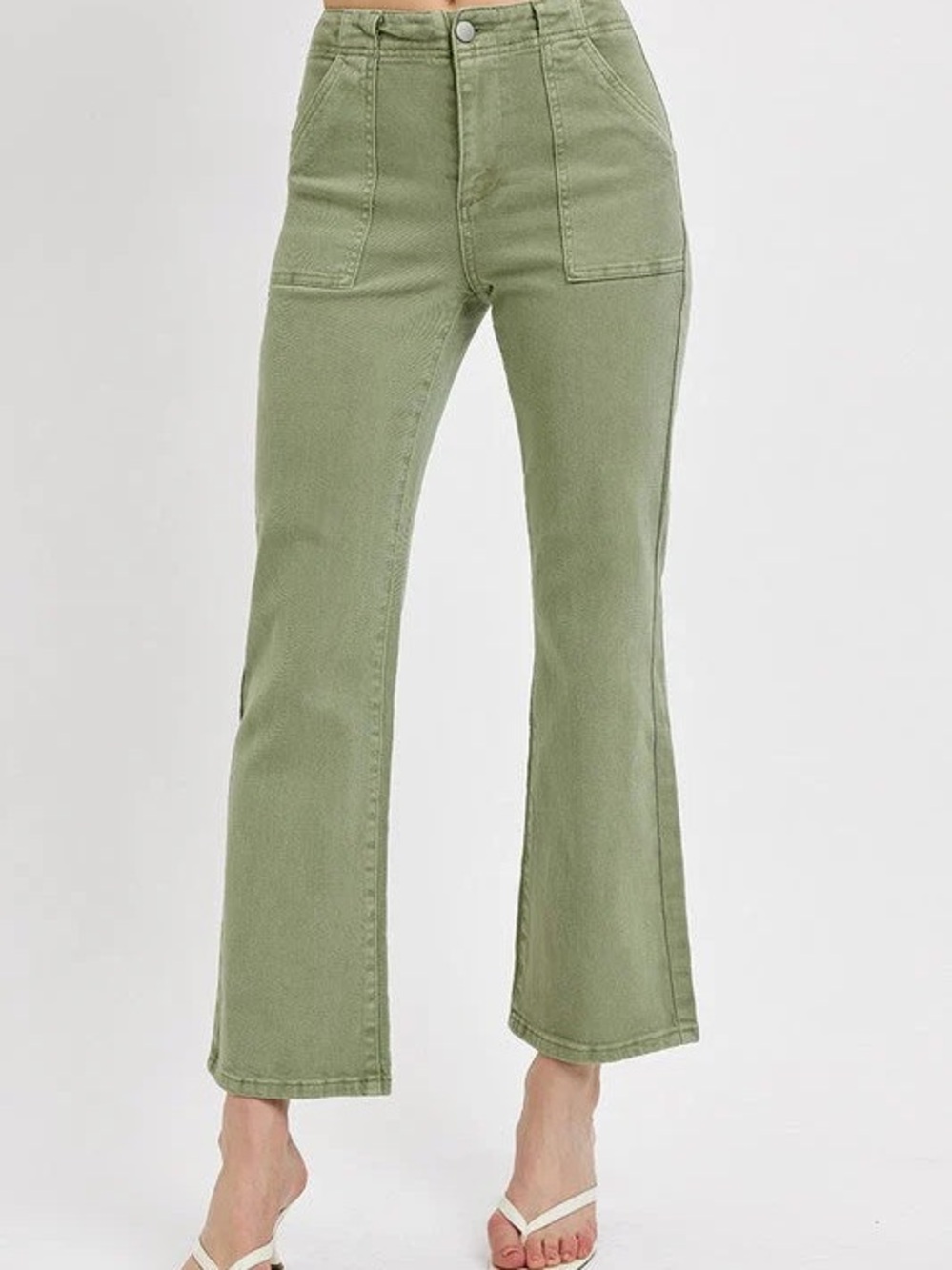 NWOT Risen Jeans in Olive Sage - Women